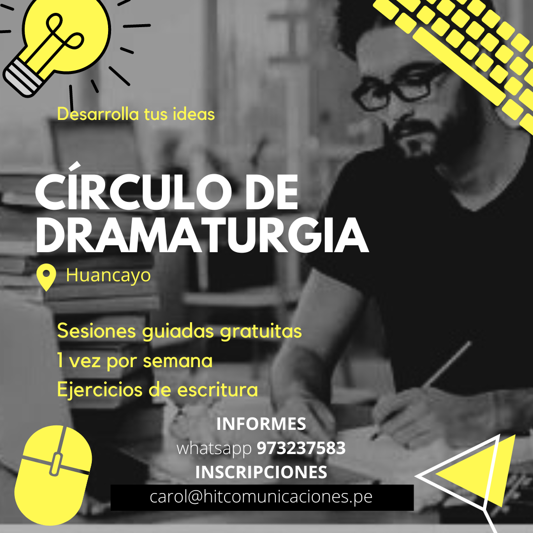 hombre dramaturgia huancayo